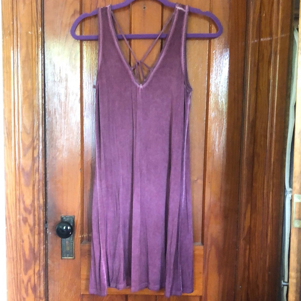 Lattice Front Tank Top Dress